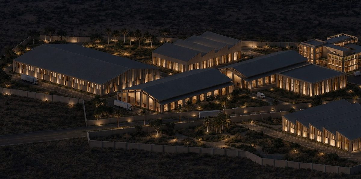 BNP Craft Village Rajasthan — Illuminated Night View